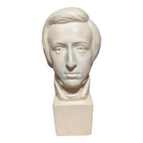 Man's face in plaster
