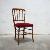 Old Napoleon III wooden chair