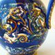 Large pitcher vase, Gien earthenware, Renaissance model, 1940s/50s.