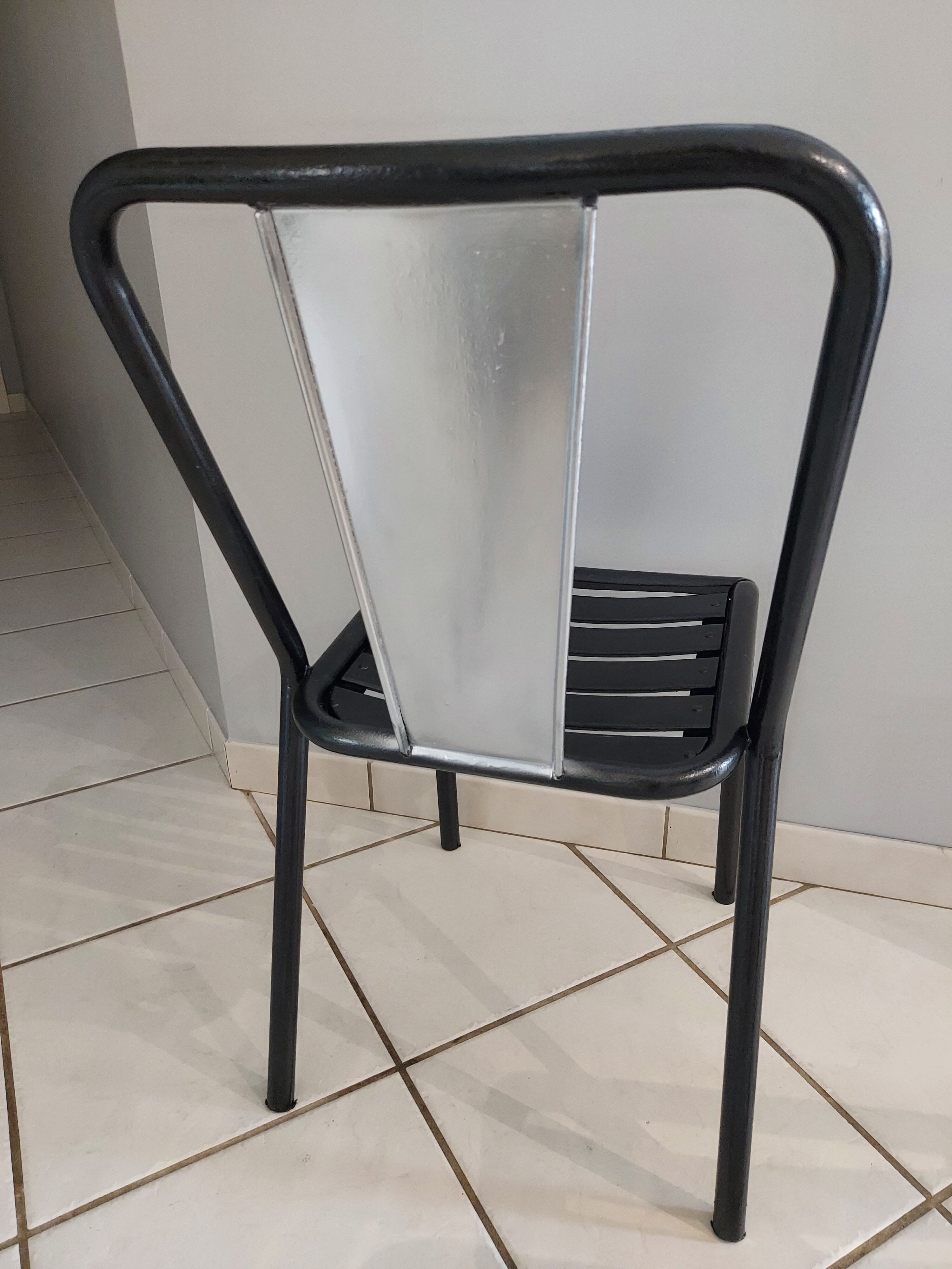 Suite of 6 Chairs Tolix model T4 by Xavier Pauchard 1950