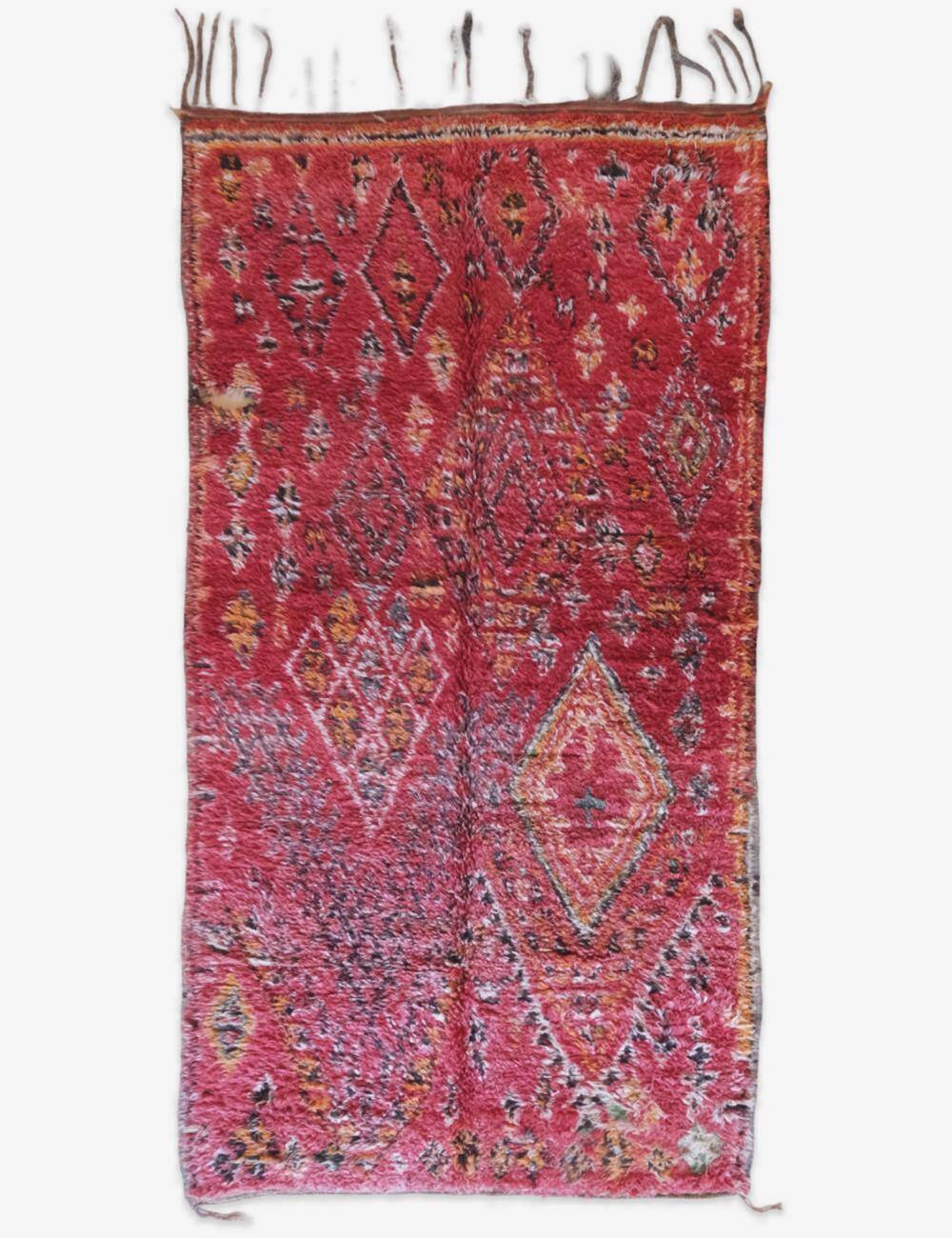 Vintage Red Collectible Rug - 367 x 194 cm
