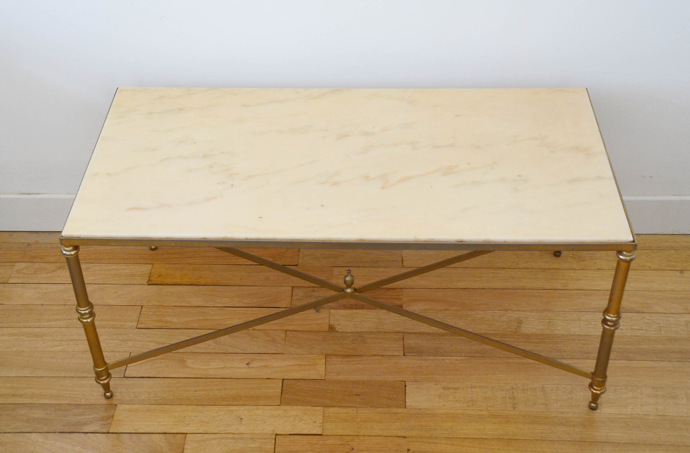 60s marble coffee table