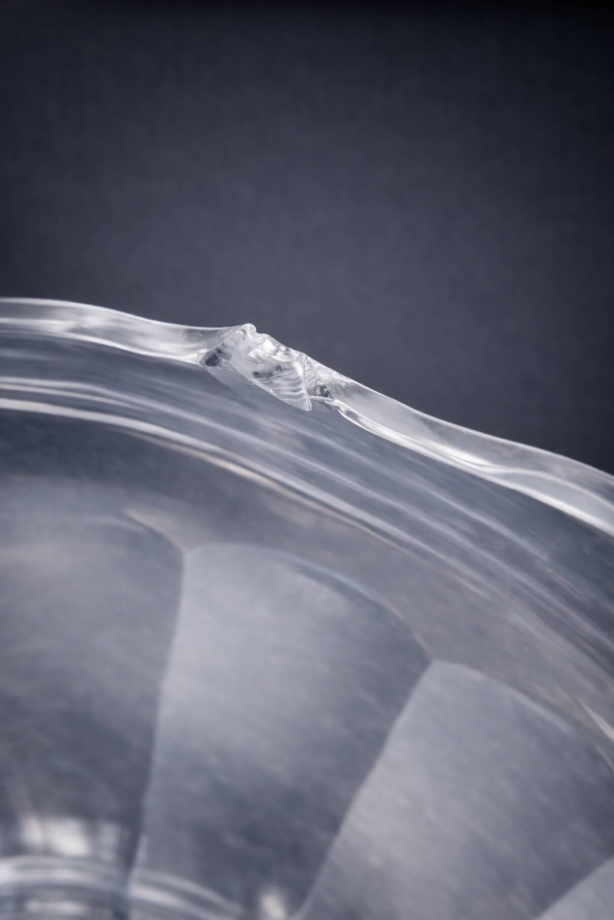 Antique Art Nouveau vase in crystal and patinated bronze – circa 1895–1910