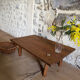 Wooden bedside table