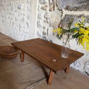 Wooden bedside table