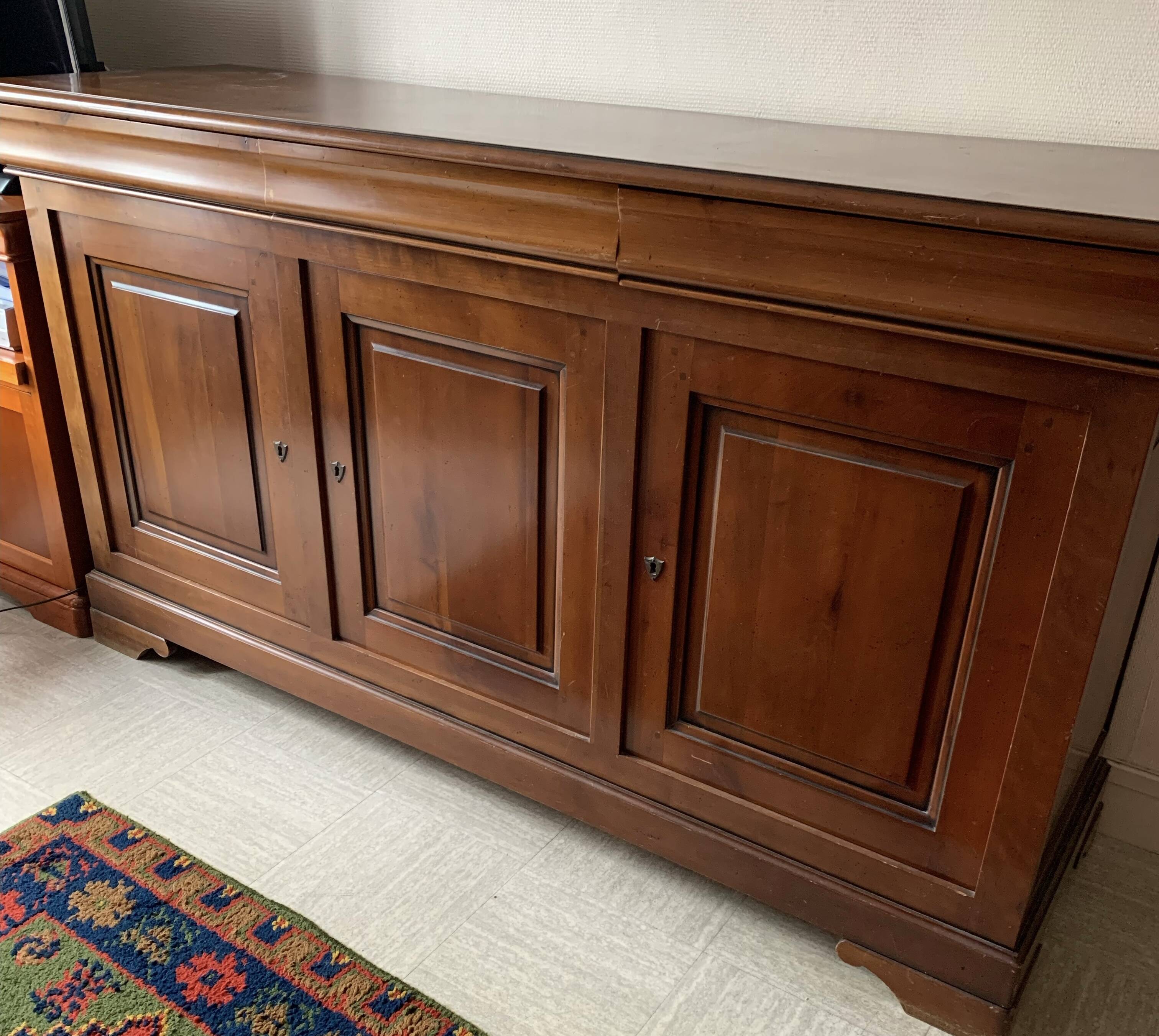 Cherry wood sideboard