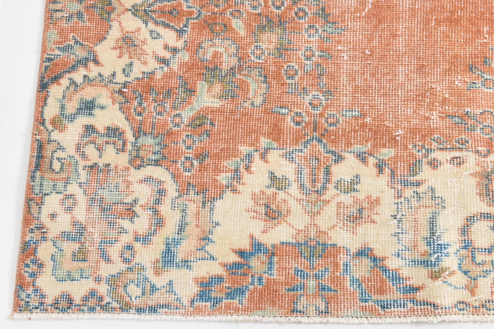 7x10 oriental vintage rug, 217x310