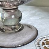 Footed cup / vase / large cocktail glass signed biot - perfect condition