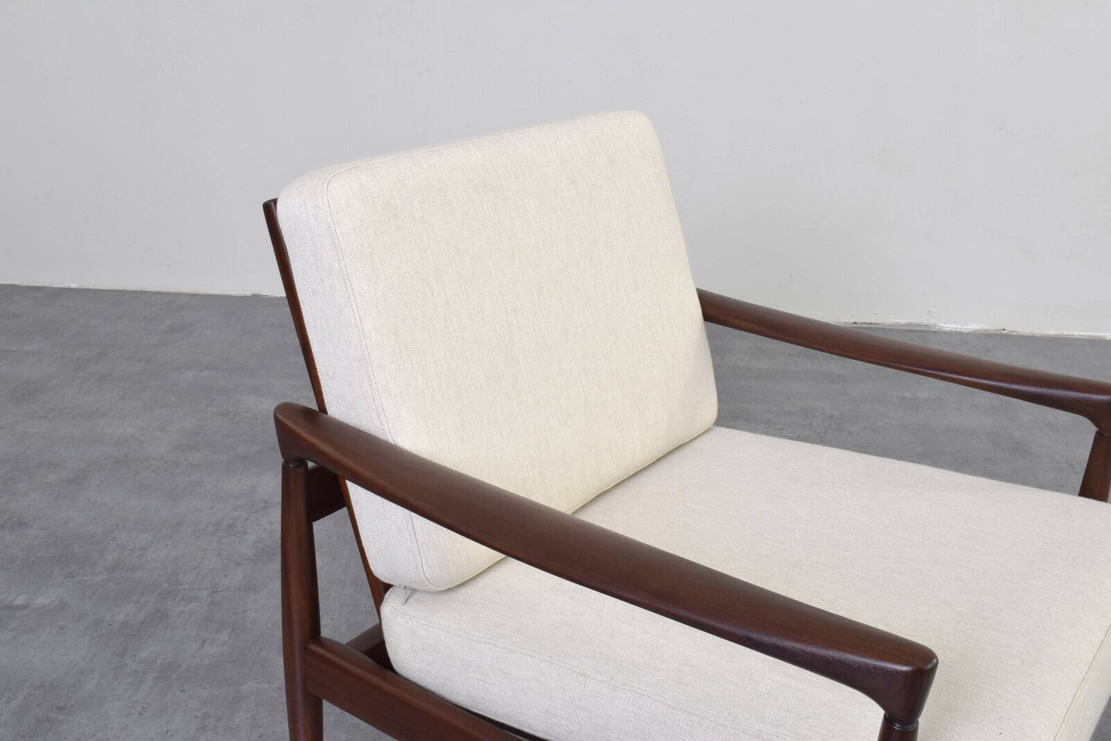 Fauteuil lounge Kolding en teck, style Mid-Century, conçu par Erik Wørts pour IKEA, années 1960