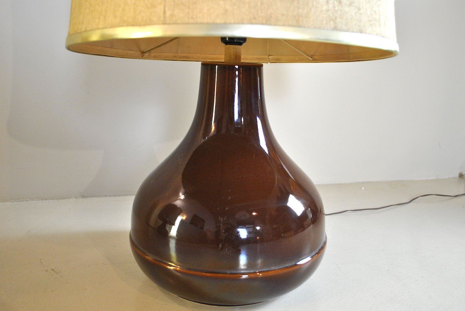 Ceramic table lamp by Ferlaro, 1960s