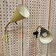 Paire d'appliques modulables design scandinave 1950.