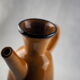 Water pitcher, vibe sixties black and ochre - anonymous - 50s / 60s
