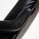 Leather lounge chair with ottoman by reinhold adolf for cor mk9220