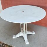 Wrought iron garden table