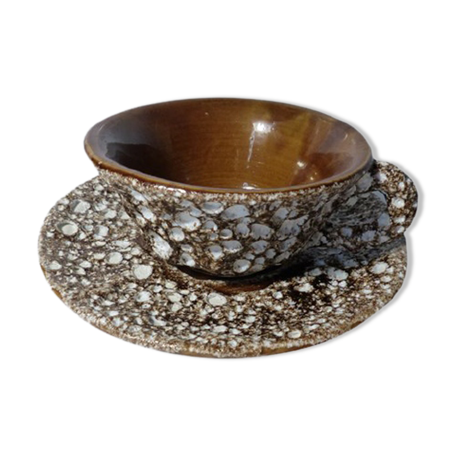 Vintage breakfast cup Vallauris 1960.