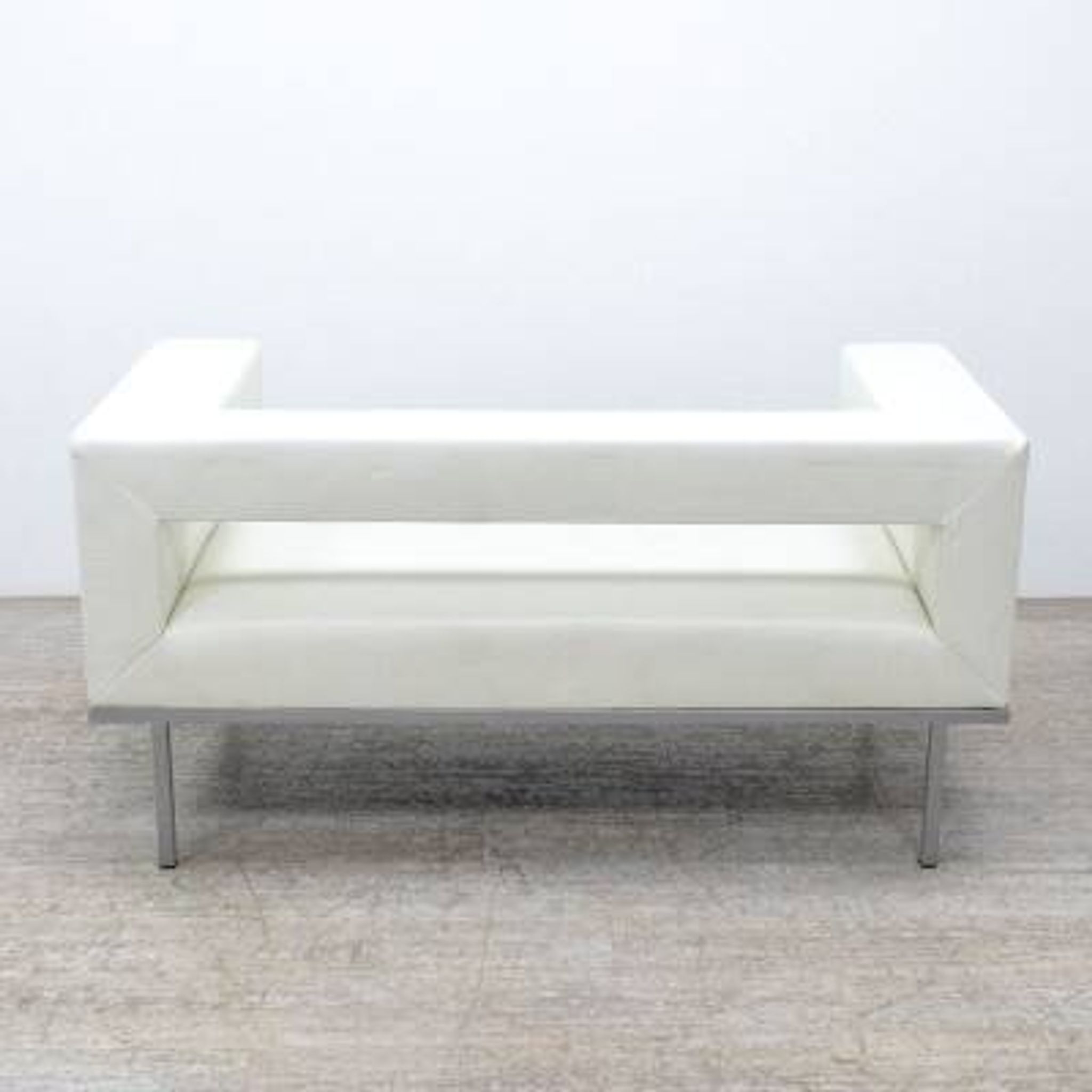 Canapé en cuir blanc klöber