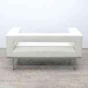Canapé en cuir blanc klöber