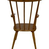 Vintage children's chair children's room slatted chair design 50's