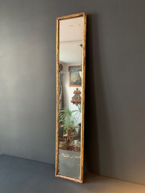 Nineteenth mirror with mercury