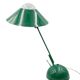 Lampe de table verte Space Age, Italie années 1970