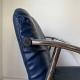 Souvignet chairs tubular chrome vintage modernist