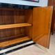 Large Art Deco Sideboard in Black Lacquer & Maple, France, 1930