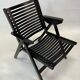 Niko Kralj Slovenian Rex Plywood Folding Chair for Stol 1950s in Black