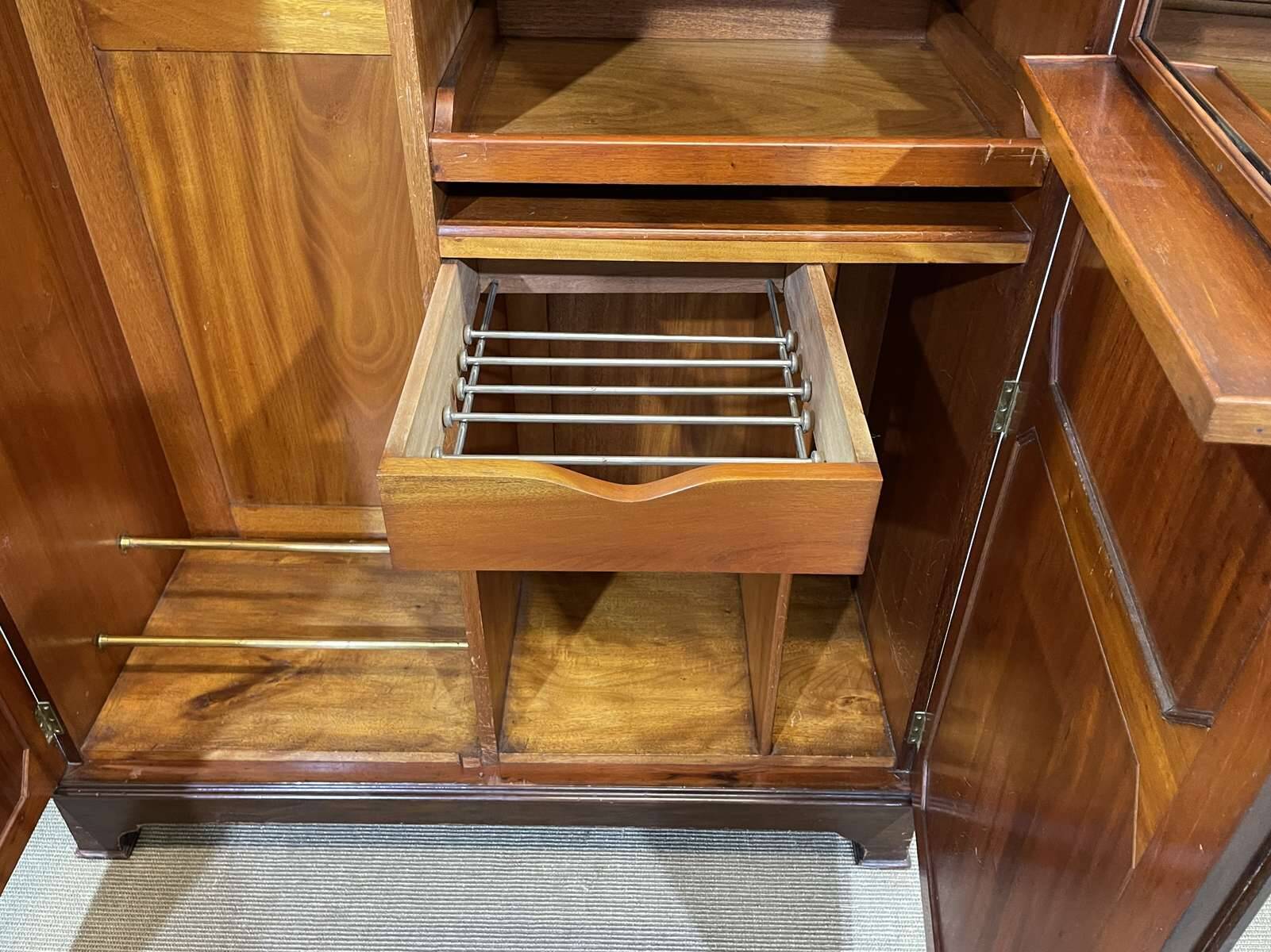 1930s Compactum mahogany cabinet