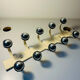 Space Age Metal Coat Rack 10 Balls Vintage 70s France