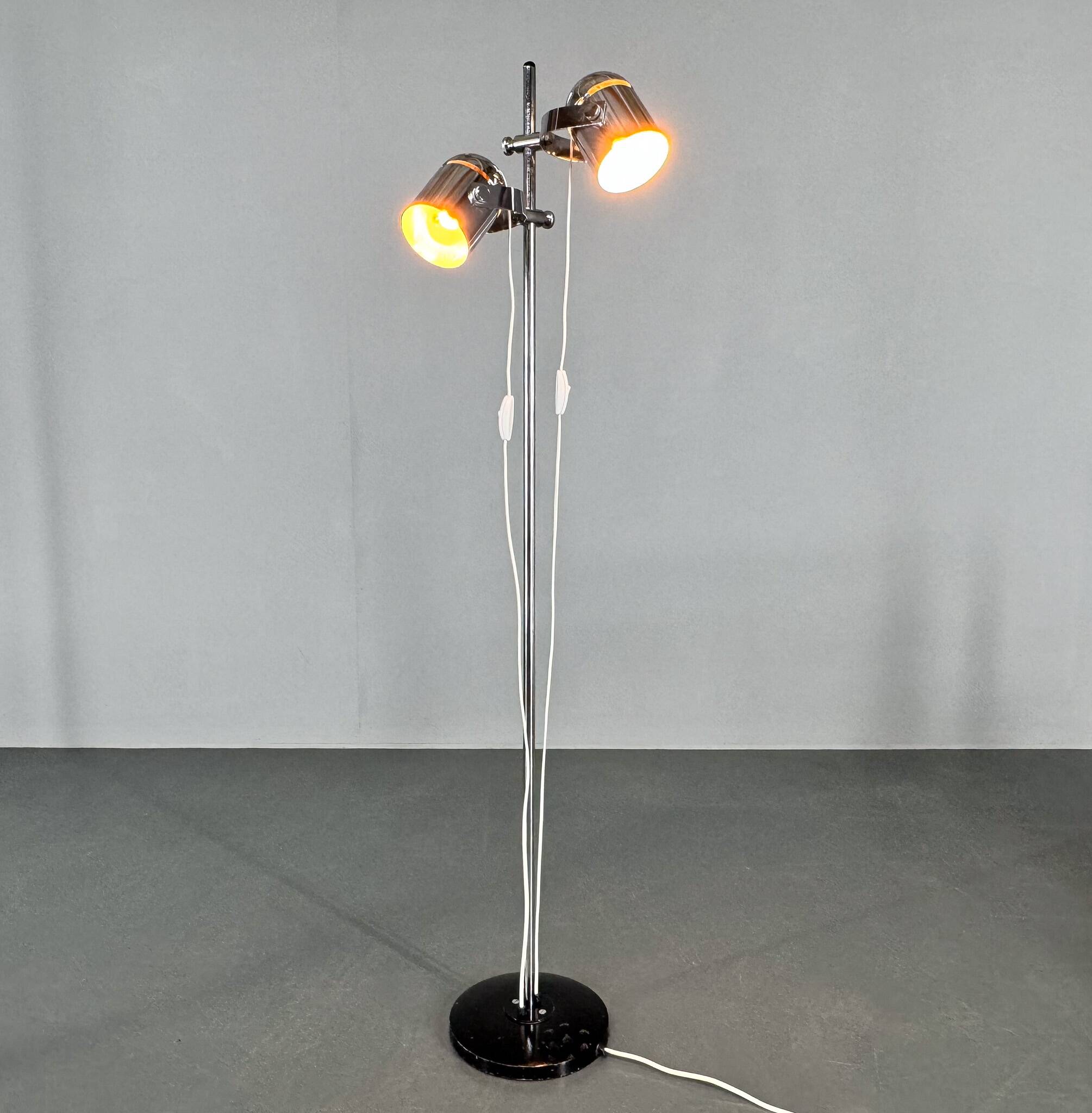 Mid Century Floor Lamp Designed by Stanislav Indra, 1970's
