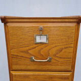 Meuble classeur en chêne des années 60