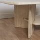 Table basse en travertin