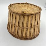 Wicker plant pot