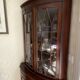 Vitrine Encoignure Anglaise - Vaisselier d’angle Acajou