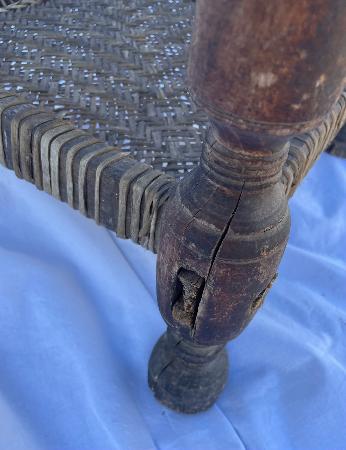 Traditional low Indian chair