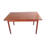 Danish teak draw-leaf dining table