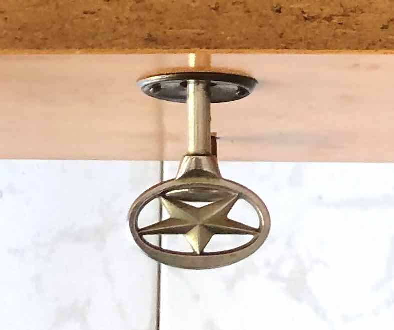 1960s designer desk, compass legs