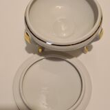 Limoges porcelain tripod décor decors gallant scene