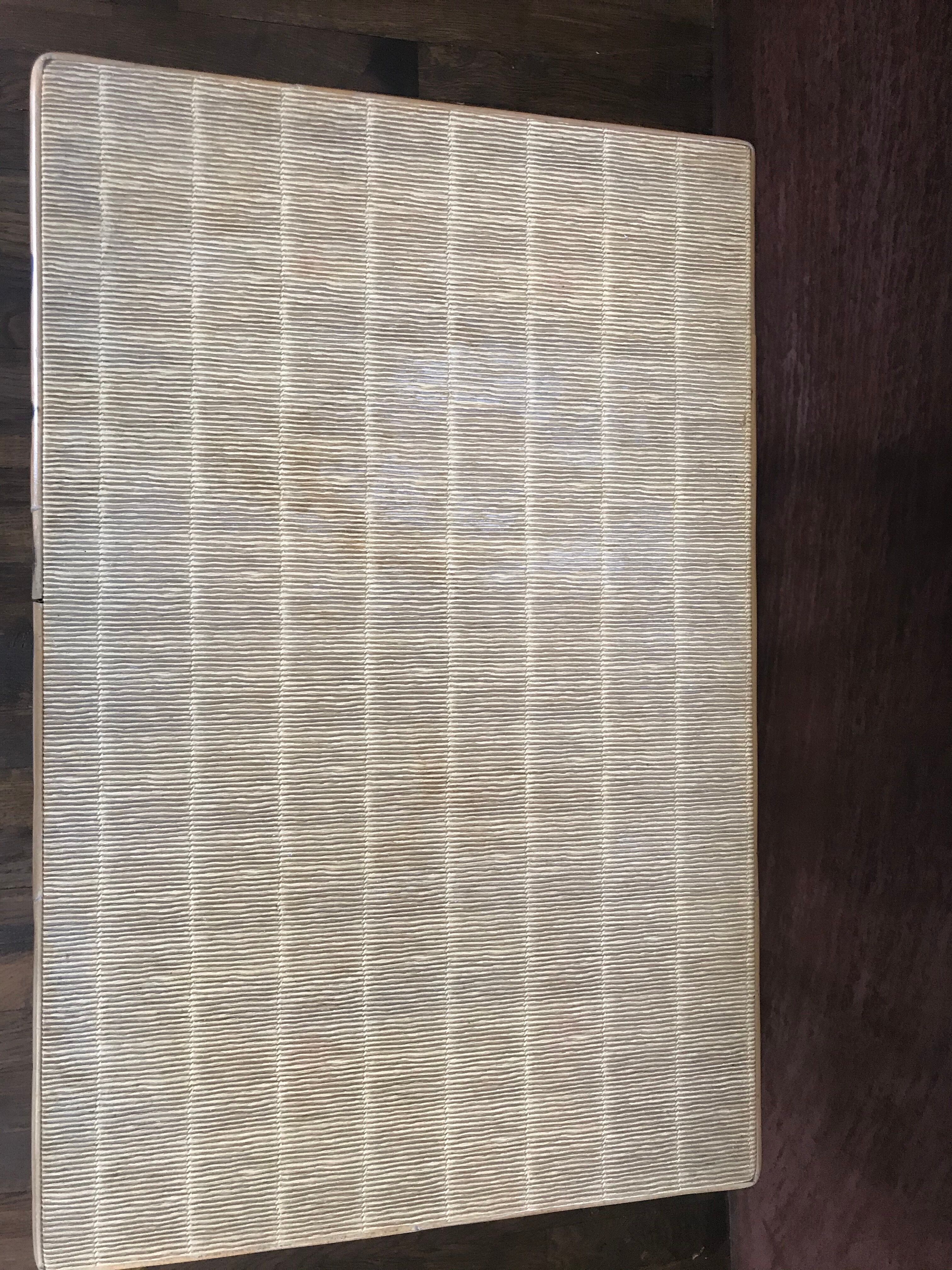 Vintage rattan serving table 1950