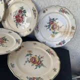 6 Villeroy and Boch Mettlach earthenware soup plates