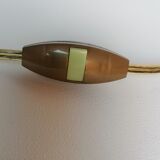 Opaline brass lamp