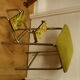 Stepladder stool in green vintage formica
