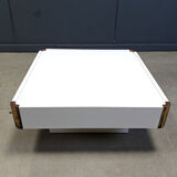 Vintage coffee table attributed to Willy Rizzo, 1970s