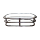 Coffee table chrome and smoked glass