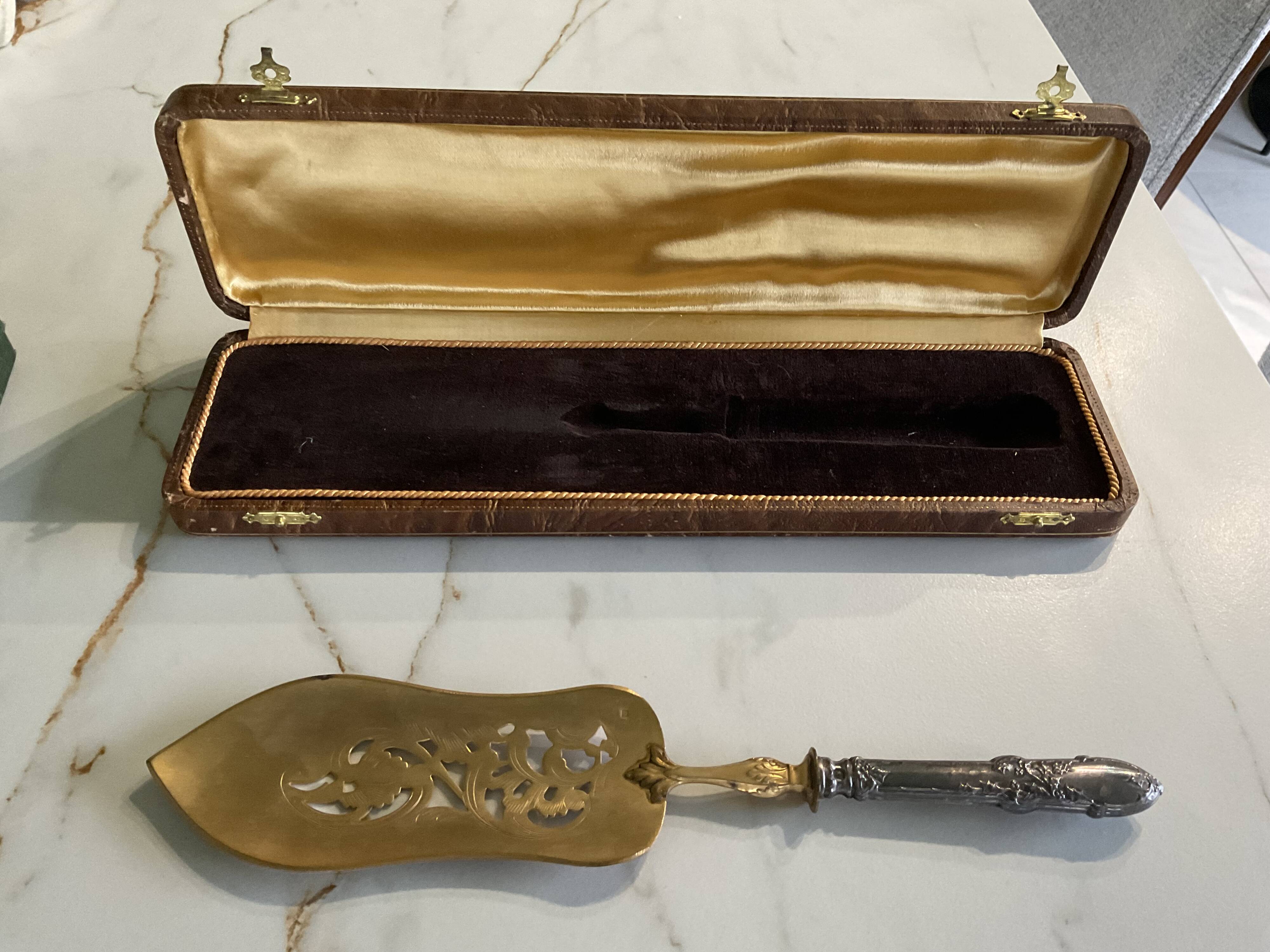 Pie server Art Nouveau