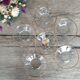 Lot 6 glass cups and gilding