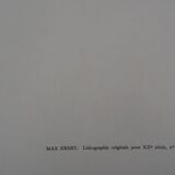 Max ernst: the blue birds - original lithograph