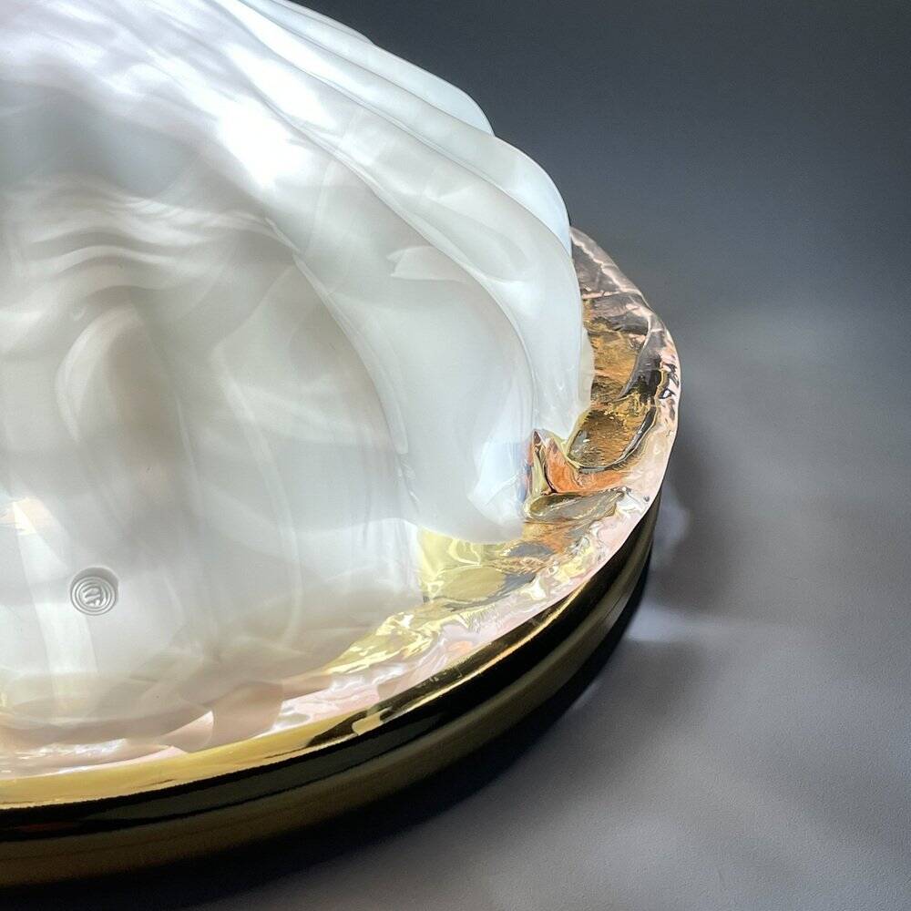 Vintage Murano ceiling lamp by La Murrina, Italy, 1980s