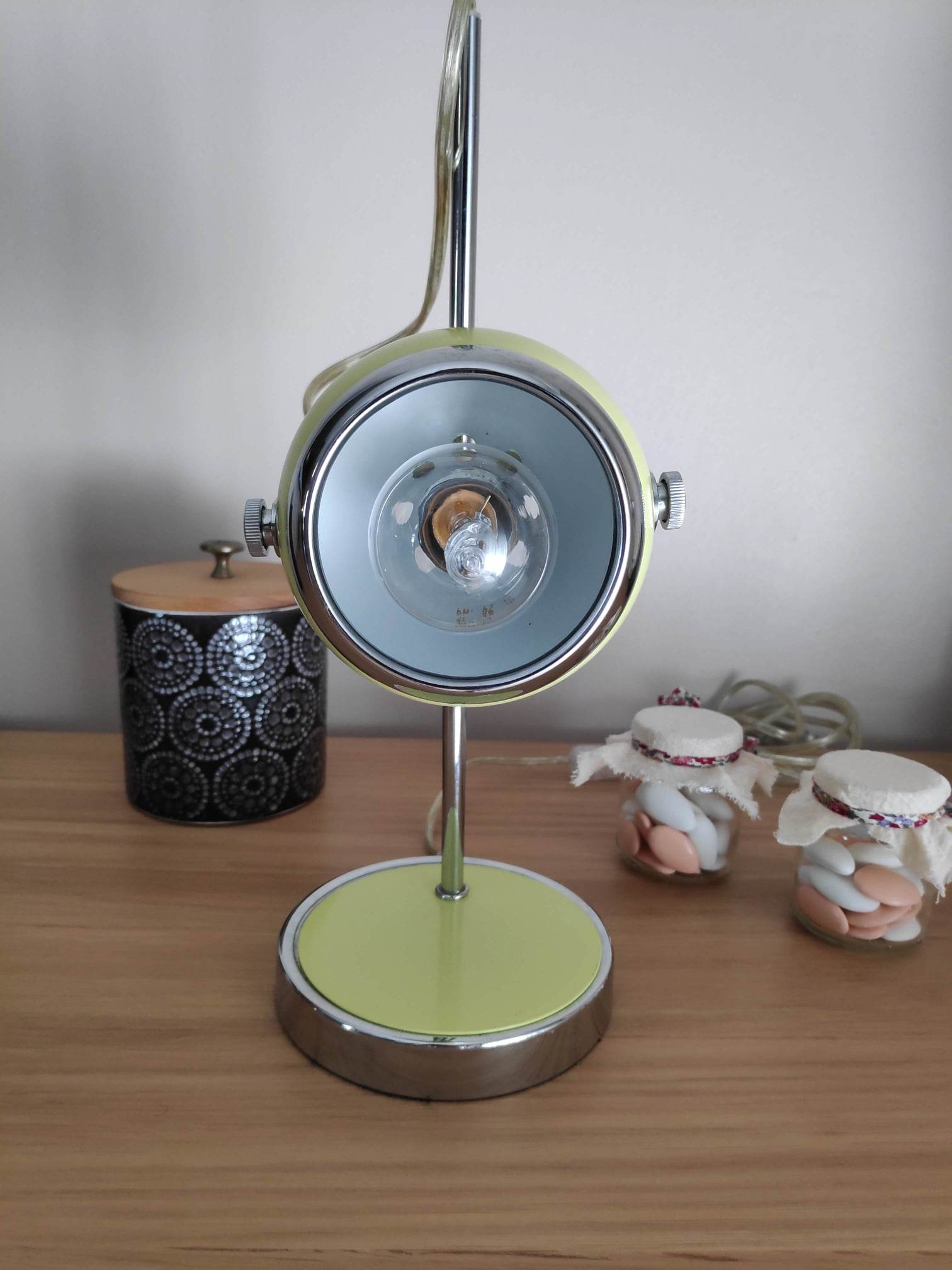 Desk lamp certe vintage eye ball