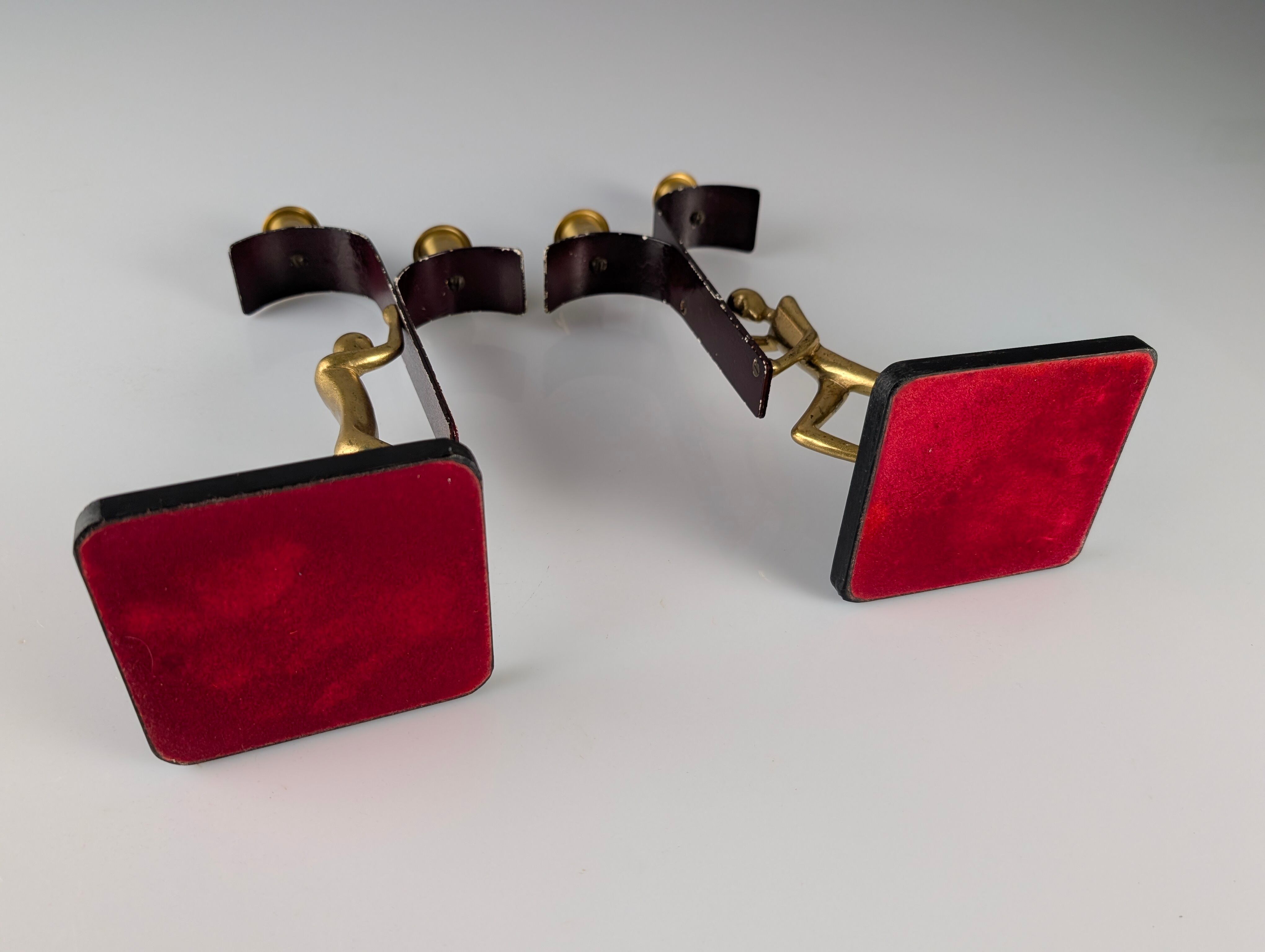 Art Deco Bronze Candelabra Pair by Karl Hagenauer, 1930s